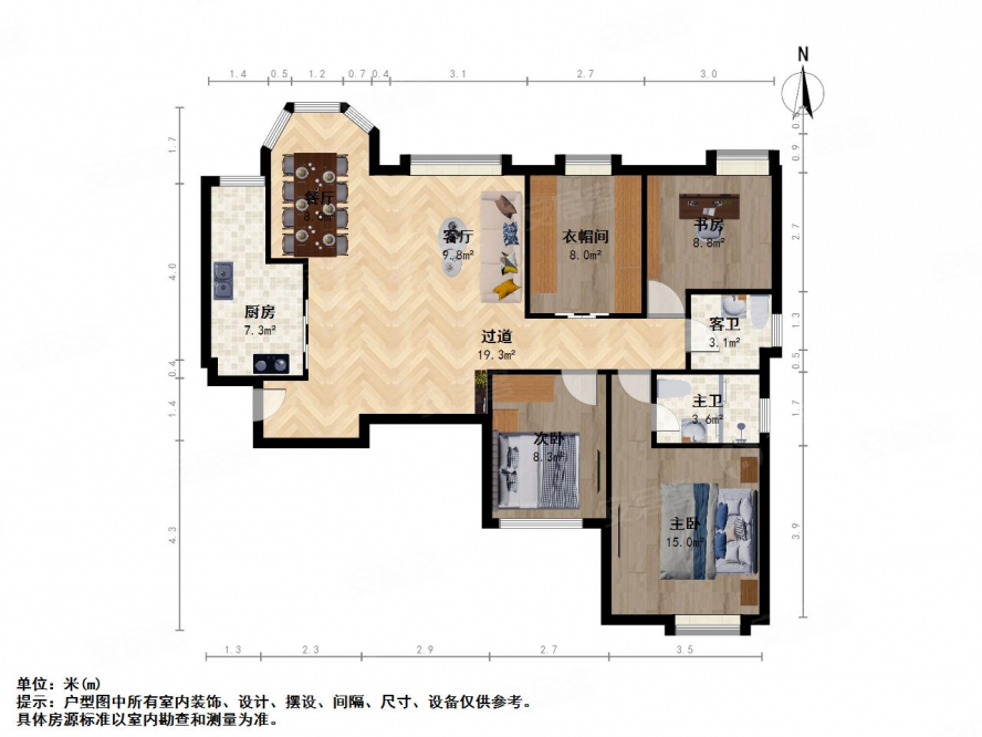 南京-江宁-百家湖-水月秦淮天龙湾花园3室2厅2卫137.88㎡