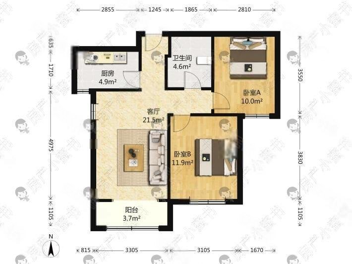 苏州-吴中-长桥-石湖景苑三期2室1厅1卫78㎡