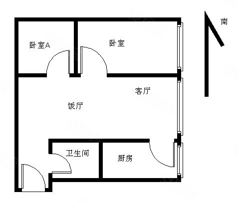 广州-白云-白云大道北-春庭花园2室2厅1卫70㎡