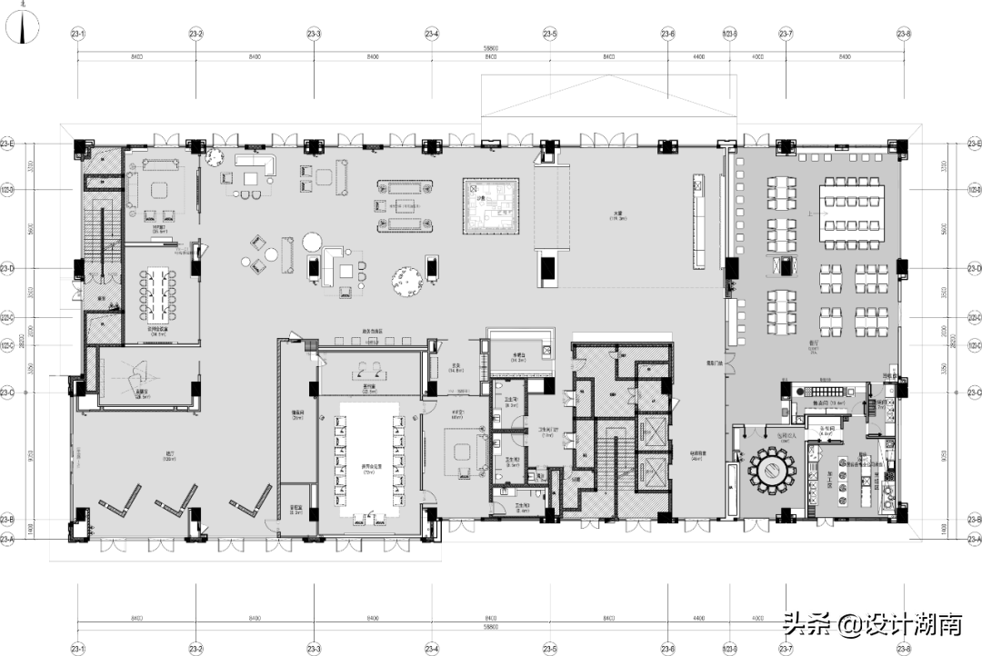 作品欣赏｜广西华蓝装饰：绿地控股东盟总部项目装修设计