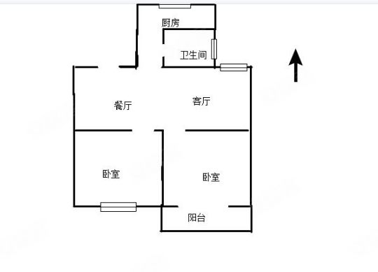 武汉-洪山-鲁巷-电信小区(珞喻路)2室2厅1卫83.59㎡