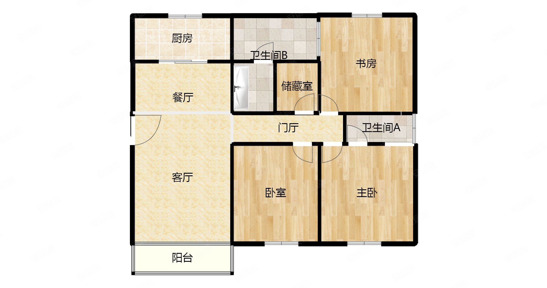 连云港-海州-苍梧小学-华阳丽都佳园3室2厅2卫133.83㎡