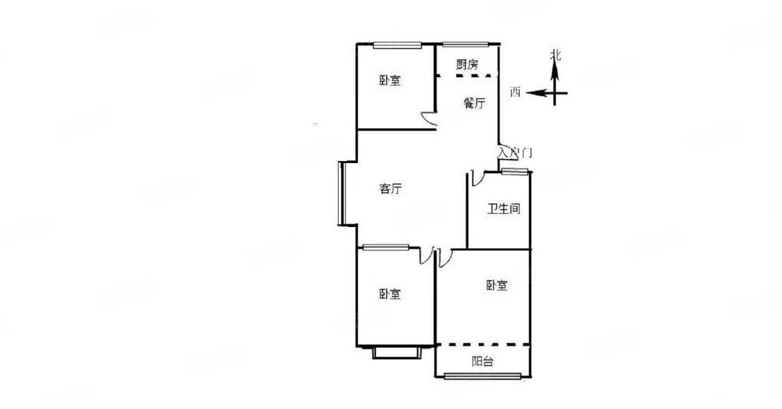 潍坊-奎文-白浪河-东昊上河园3室2厅1卫87㎡