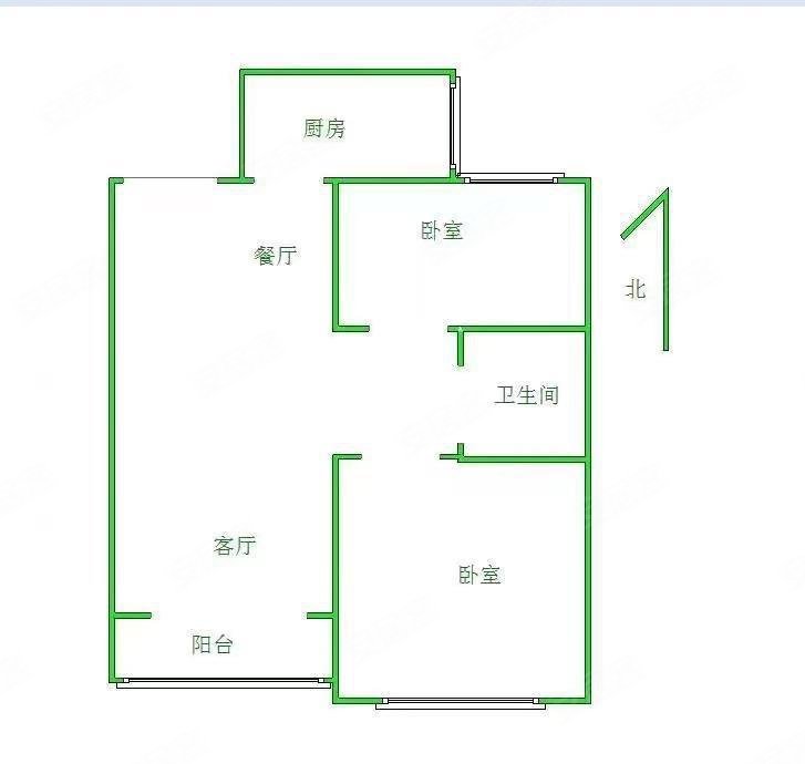 保定-莲池-保定高铁东站-秀兰森活里2室2厅1卫89.77㎡