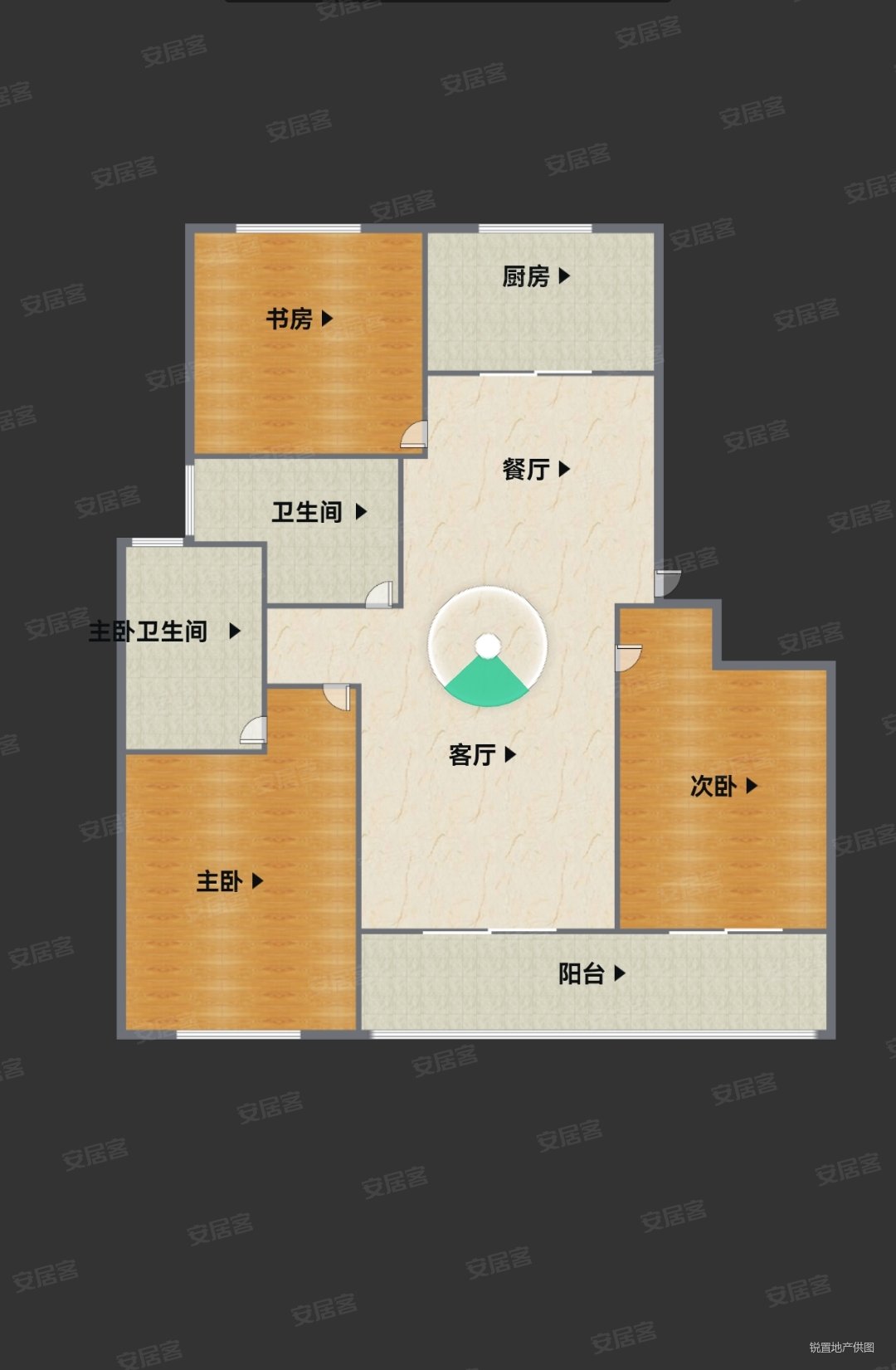 湖州-吴兴-朝阳-鸿泊湾3室1厅1卫104.37㎡