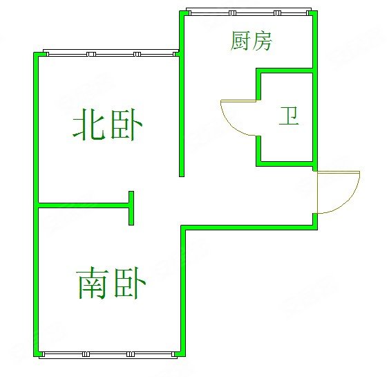 沈阳-铁西-保工-德工街小区2室1厅1卫54㎡