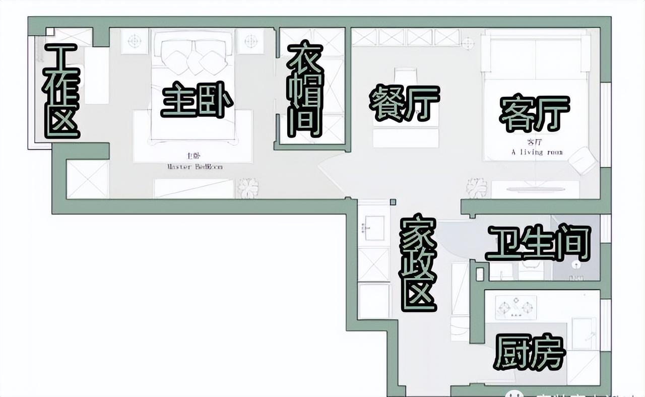 上海一对夫妻，花7万装修56㎡“老破小”，全屋简约大方，太好看了