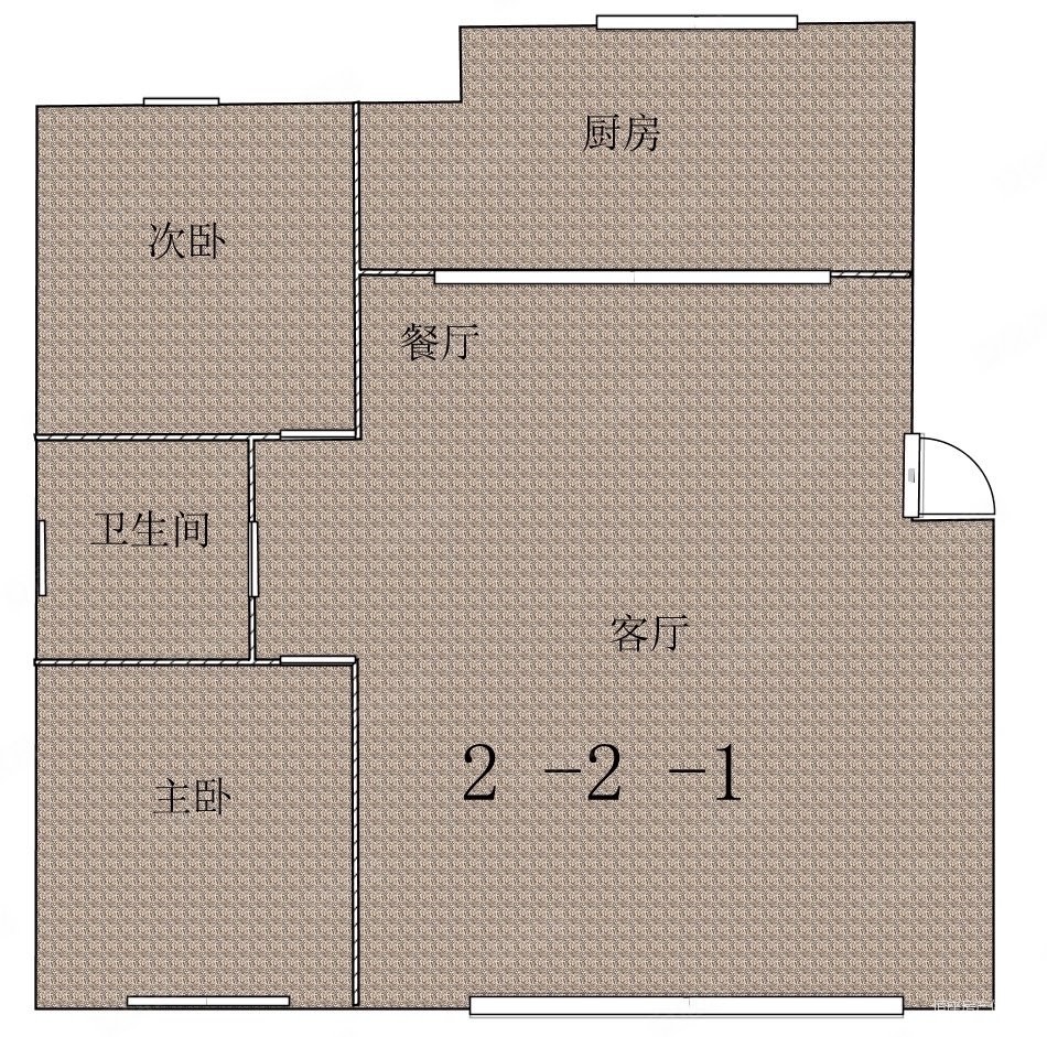 西宁-城东-八一路-半岛新家园2室2厅1卫91㎡