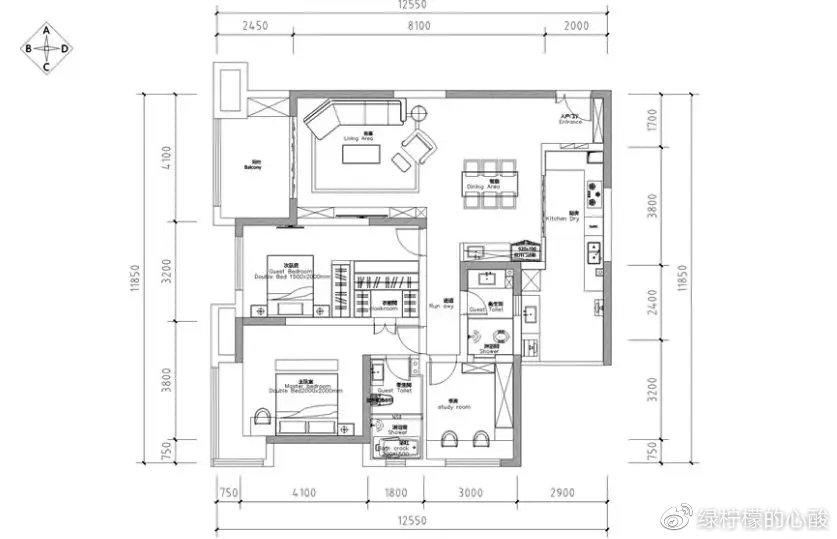 兰州100m²北欧混搭风格装修，简约、个性的舒适生活