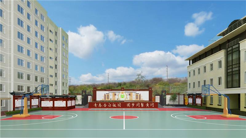 中学生食堂装修设计要点-南宁市东盟黄冈中学案例分析