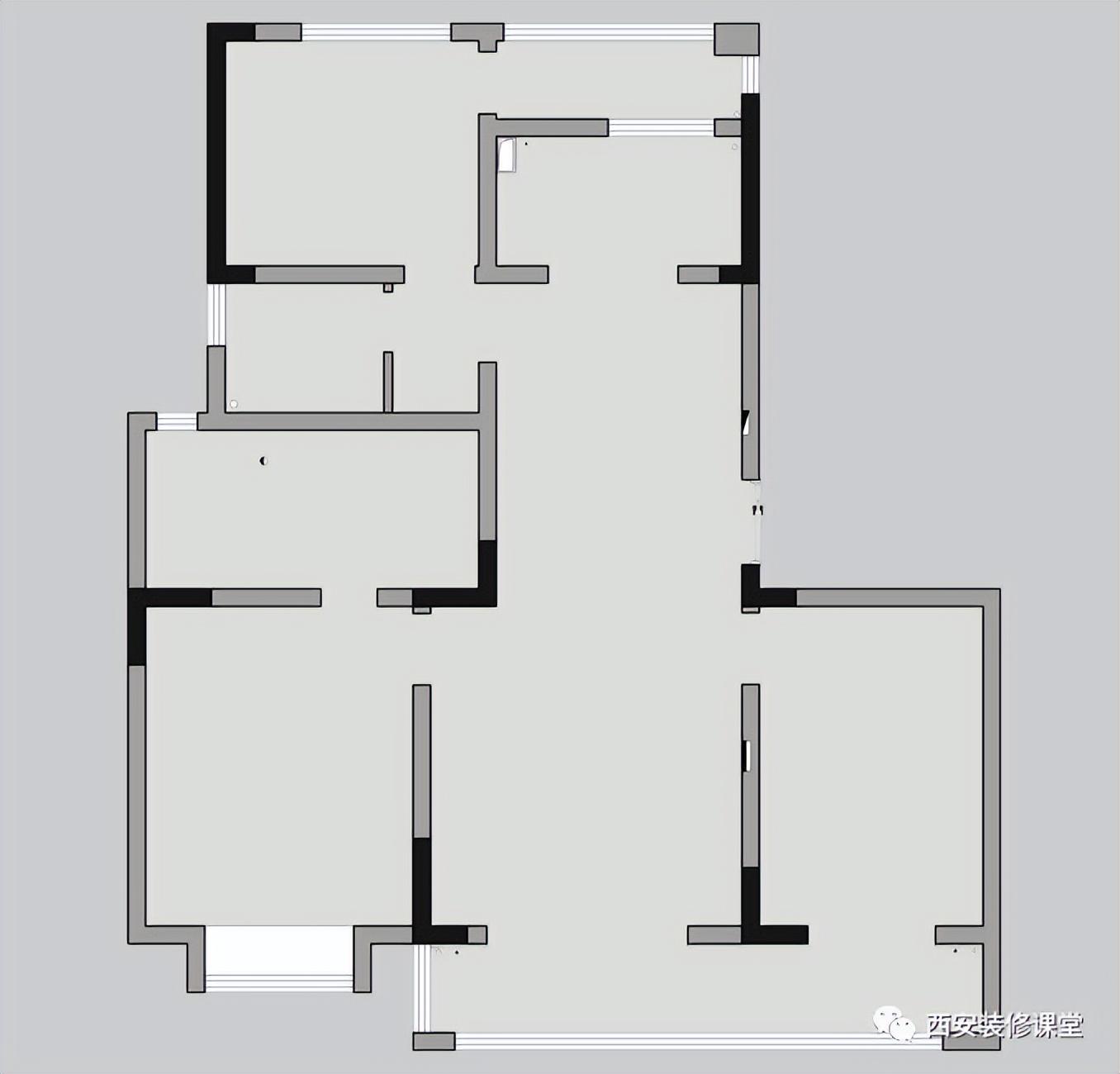 140㎡三室大改造，三口现代简约