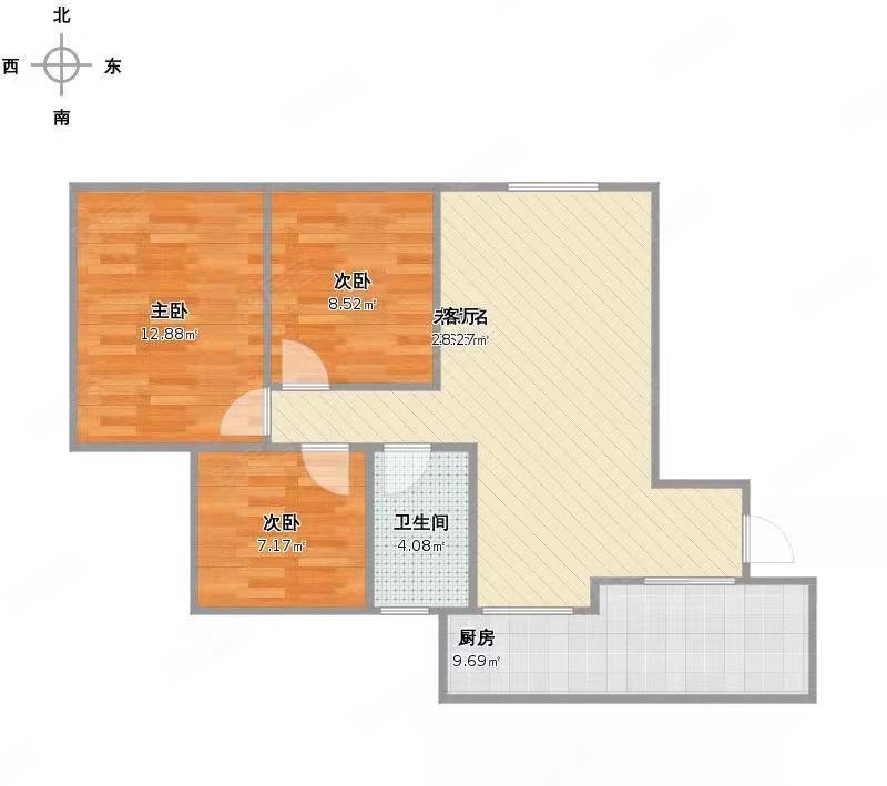 遵义-红花岗-北京路-路桥水澜山(一期)3室2厅2卫123㎡