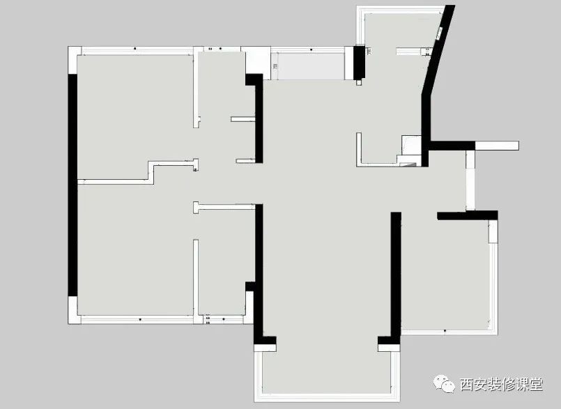 125㎡三室两卫，两人原木现代家