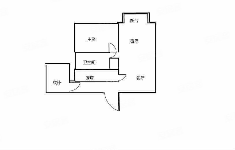 南昌-红谷滩-翠苑路-滨江豪园2室2厅1卫103㎡