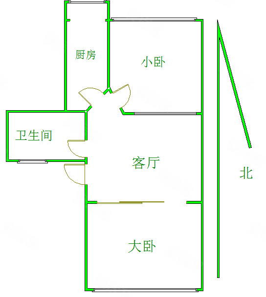 包头-昆都仑-阿尔丁广场-钢十八佳园2室1厅1卫69.22㎡