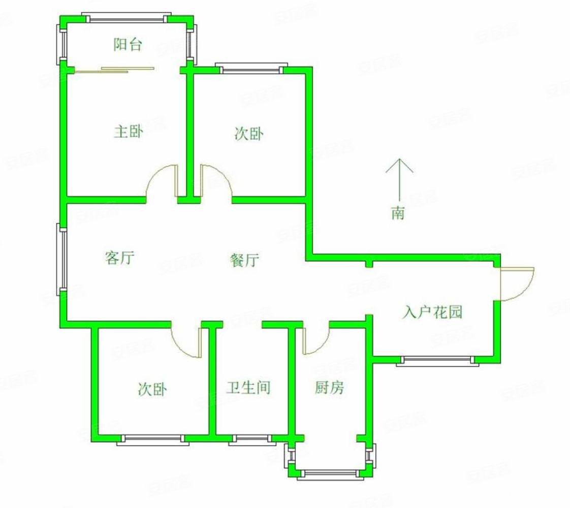 淮北-相山-安邦财富中心-首府3室2厅1卫130㎡