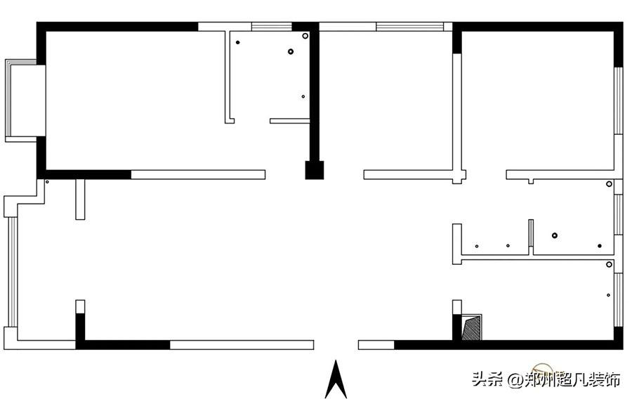 完工实景｜中牟·星城国际122㎡装修，温馨淡雅中不失时尚个性感