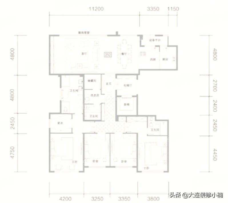 大连中庚当代艺术装修设计家装案例，美到让人窒息的惊艳