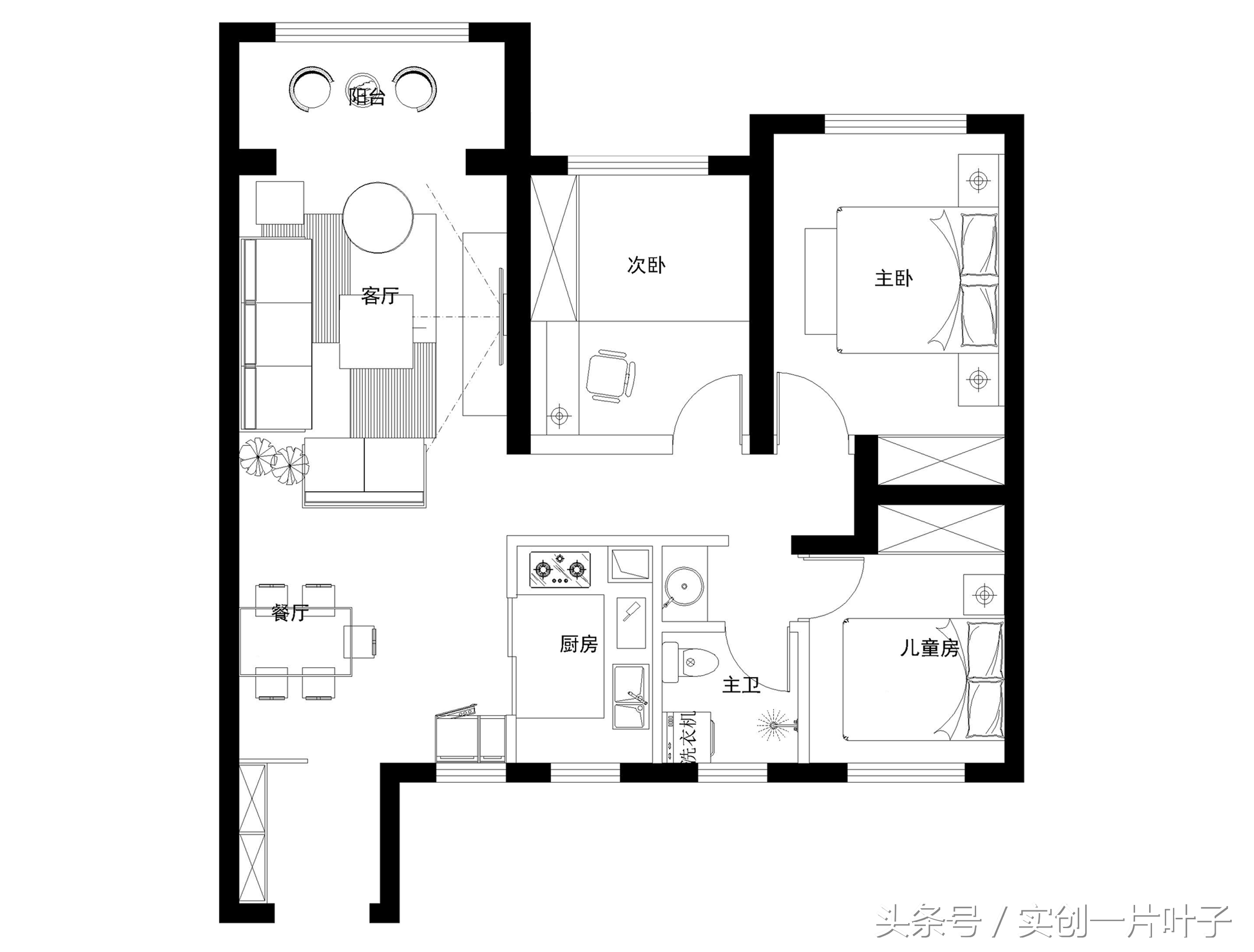 西宁绿地公馆110平米北美风格装修案例鉴赏-激情燃烧的青春岁月