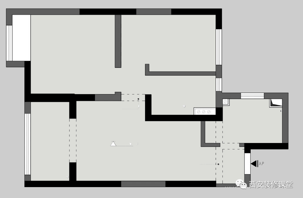 90m²三室刚需，三口之家简约装修