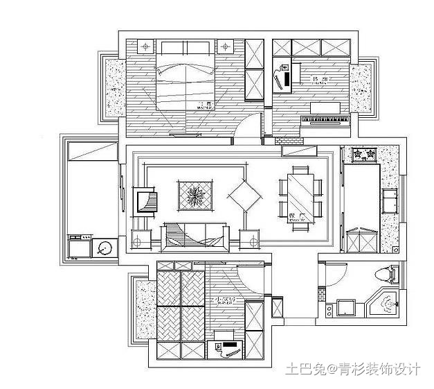 初见-100平现代简约风格