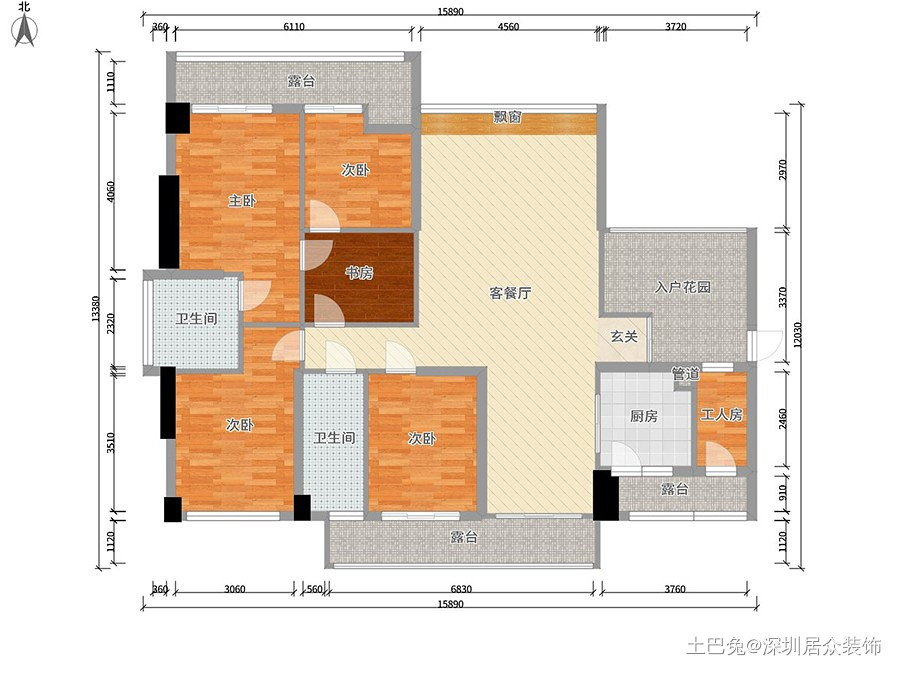 320m²-碧桂花城-新中式