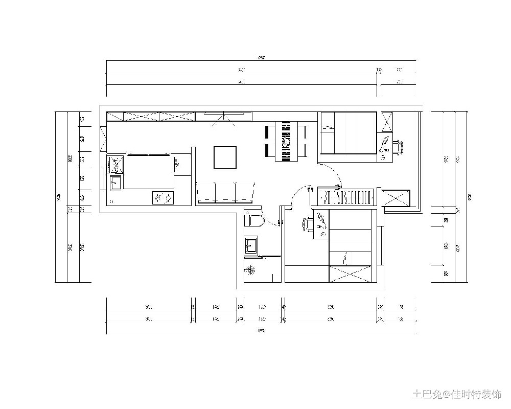 现代简约风清爽小居室