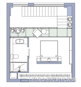 轻工业风Loft公寓