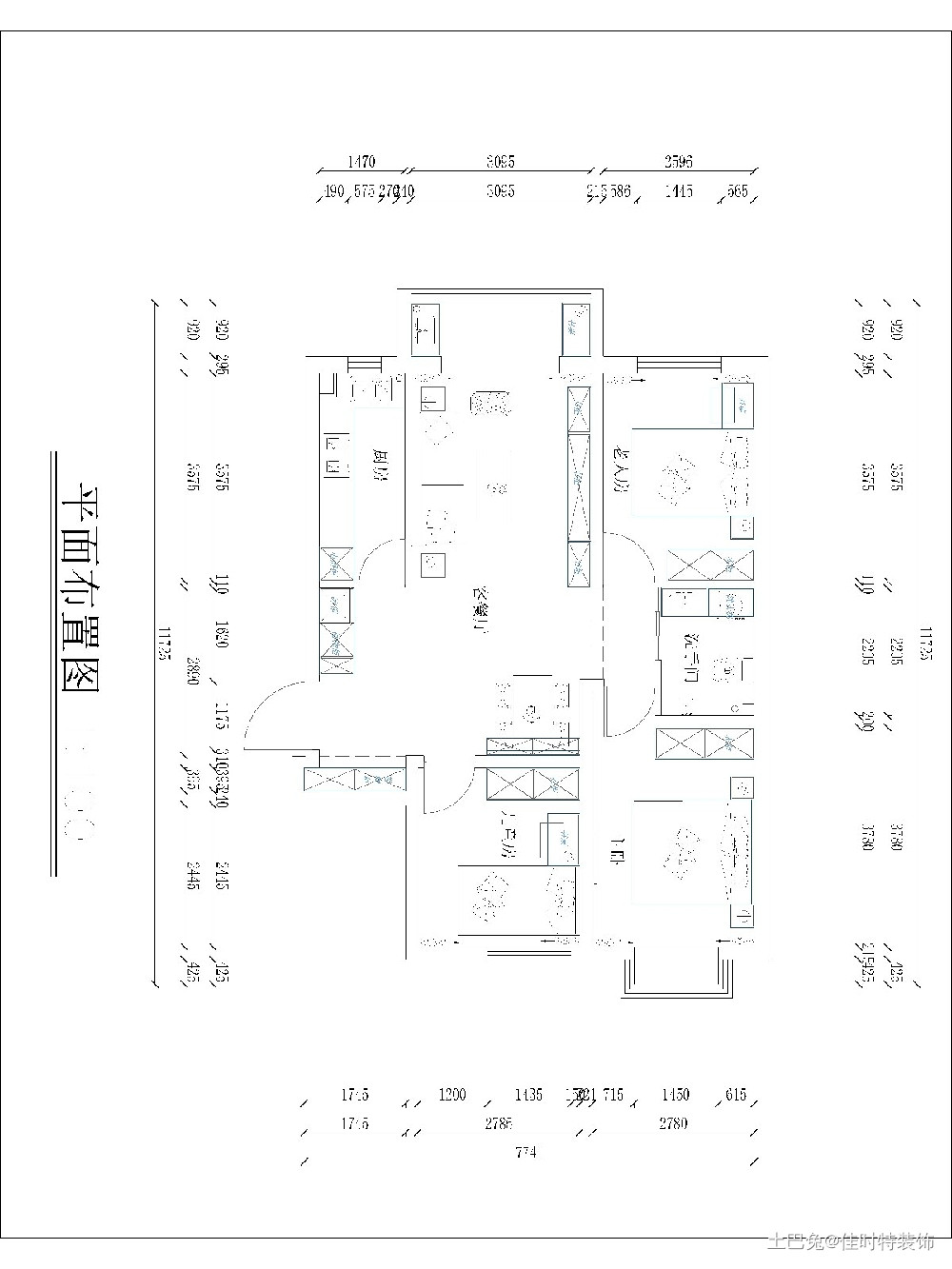 现代简约三居设计案例