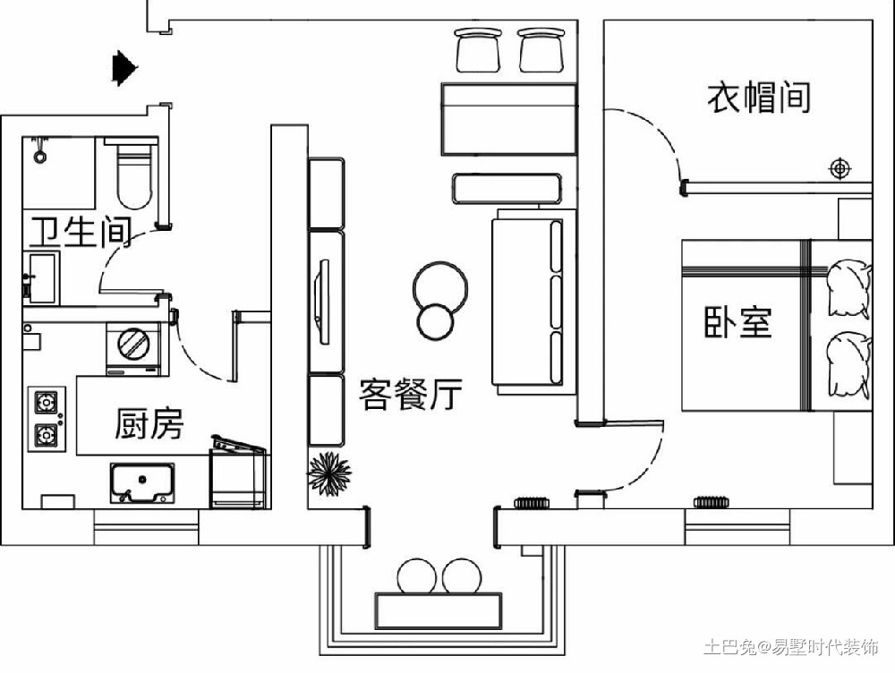 奶茶味的精致英伦风小家