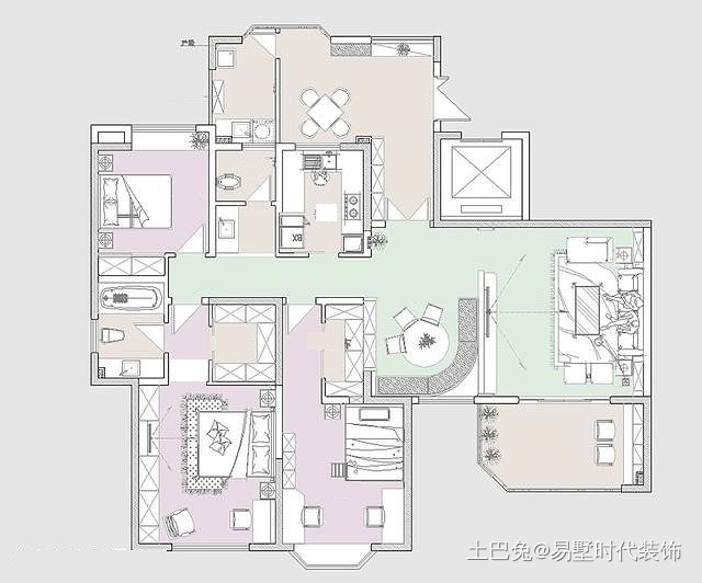 149平米美式田园风格