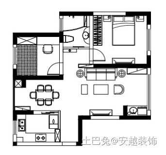 56平现代简约风，小空间大改造