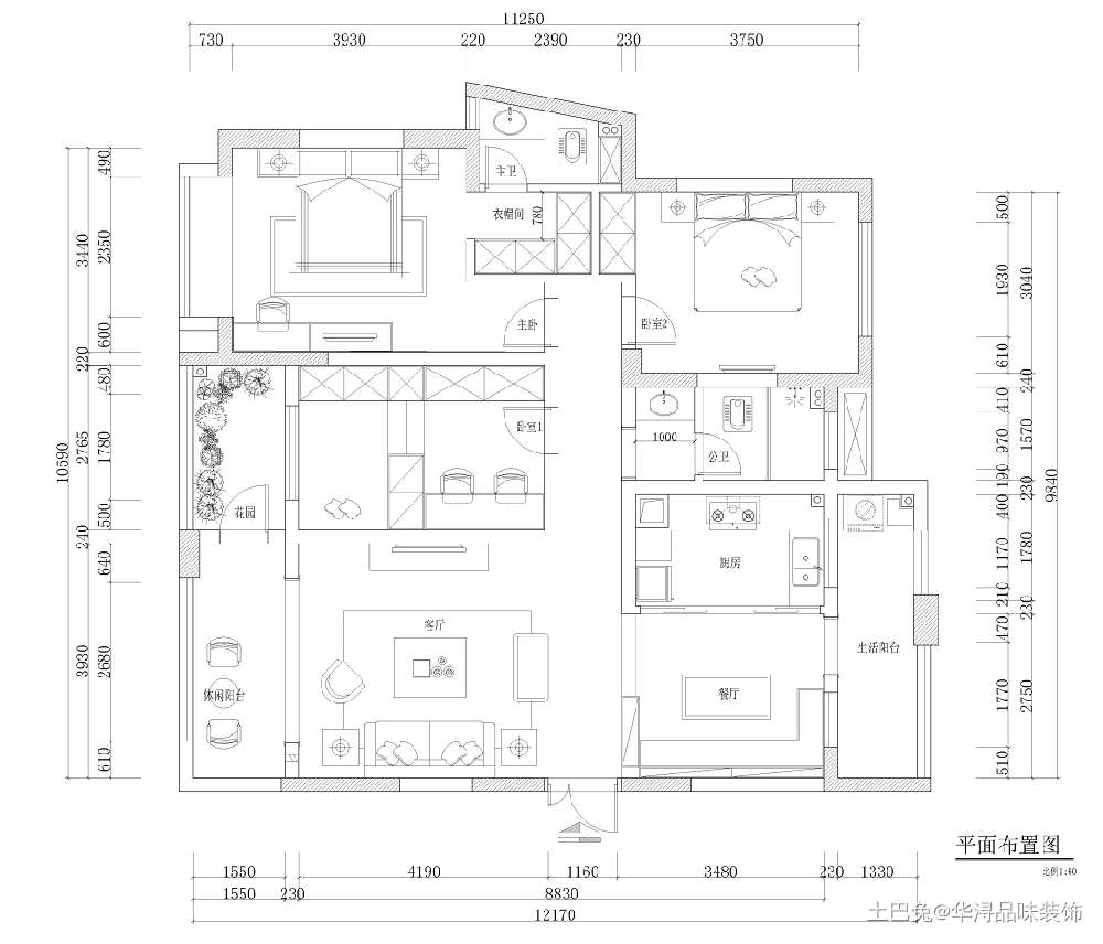 140m²地中海风情，生活需要一点绿~