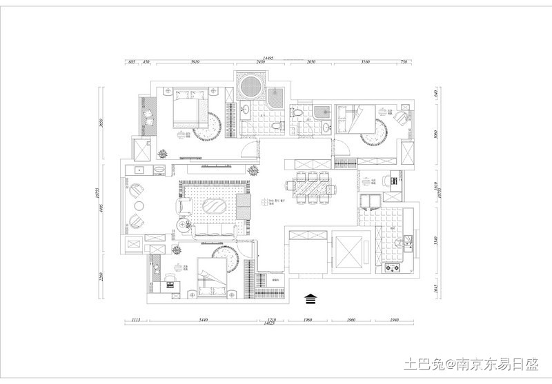 保利香槟国际140平后现代风格