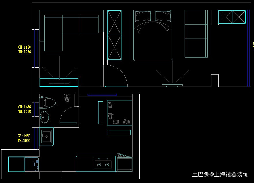 43m2现代风，这样的设计看一眼就心动！