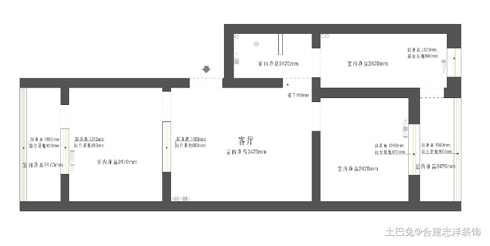 新仓路27号院 | 简约两居70m²