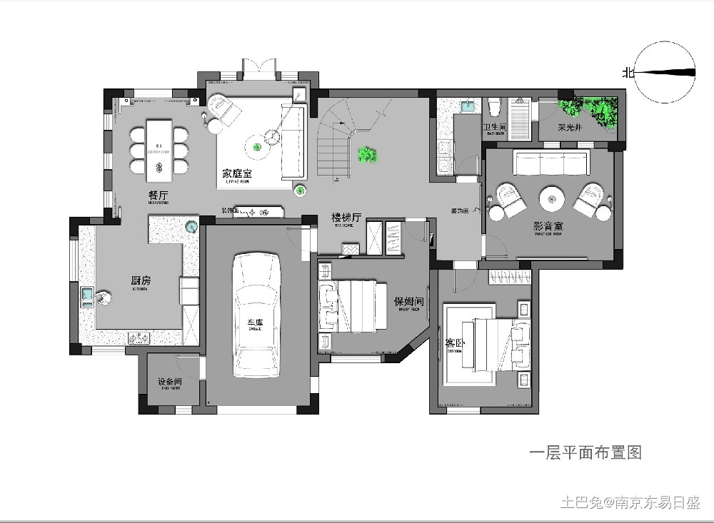 紫金7号500平别墅现代风格装修