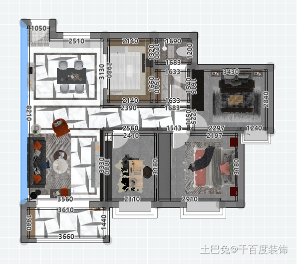 120平米轻奢名为家的城堡