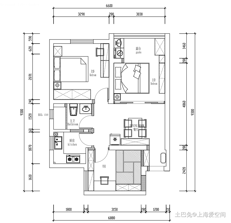 60㎡小户型大改造，这个简约风太美了