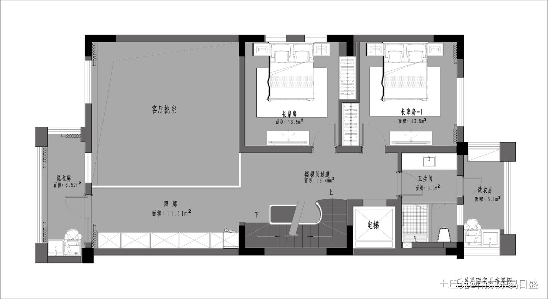 御珑湖532m²美式风格实景