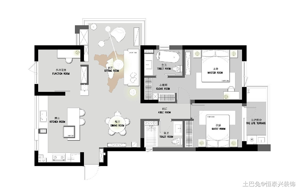 121m²现代工业风手动DIY