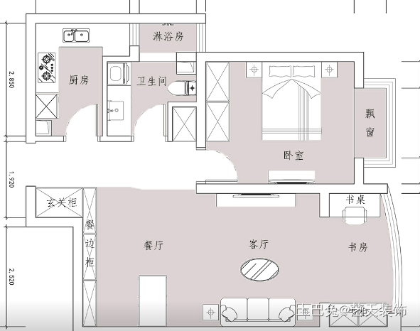 55 平 米 的小户型改造