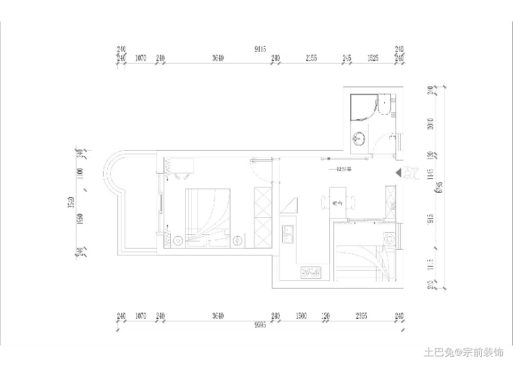 简约北欧——温馨两人小世界