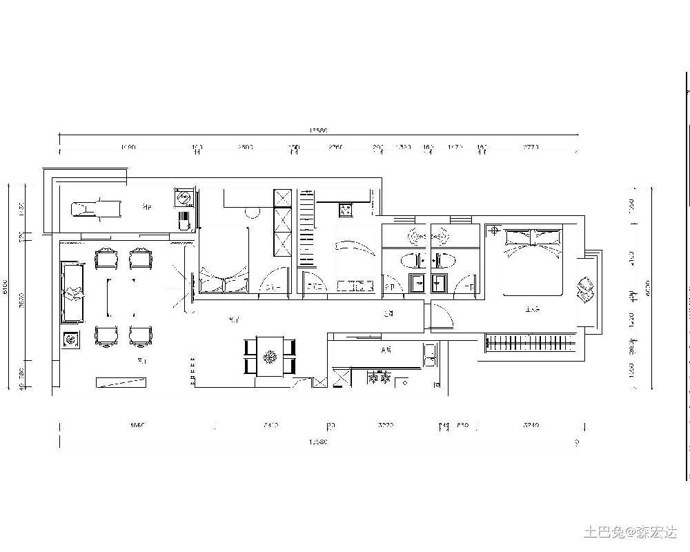 110㎡新中式住宅设计