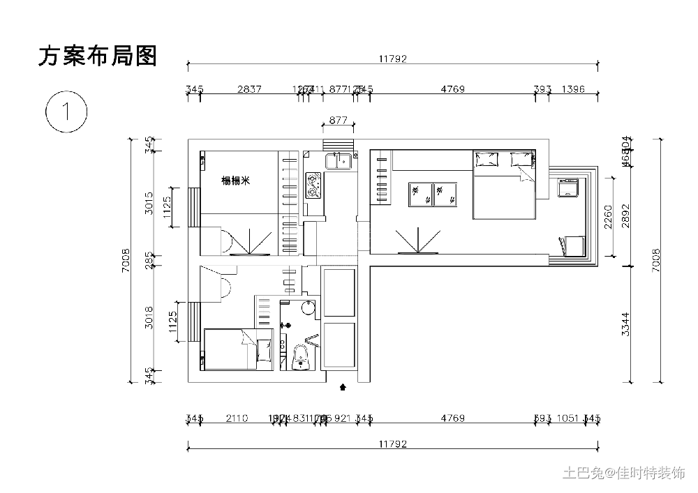 设计理念来自于生活，客户喜欢风格比较温馨