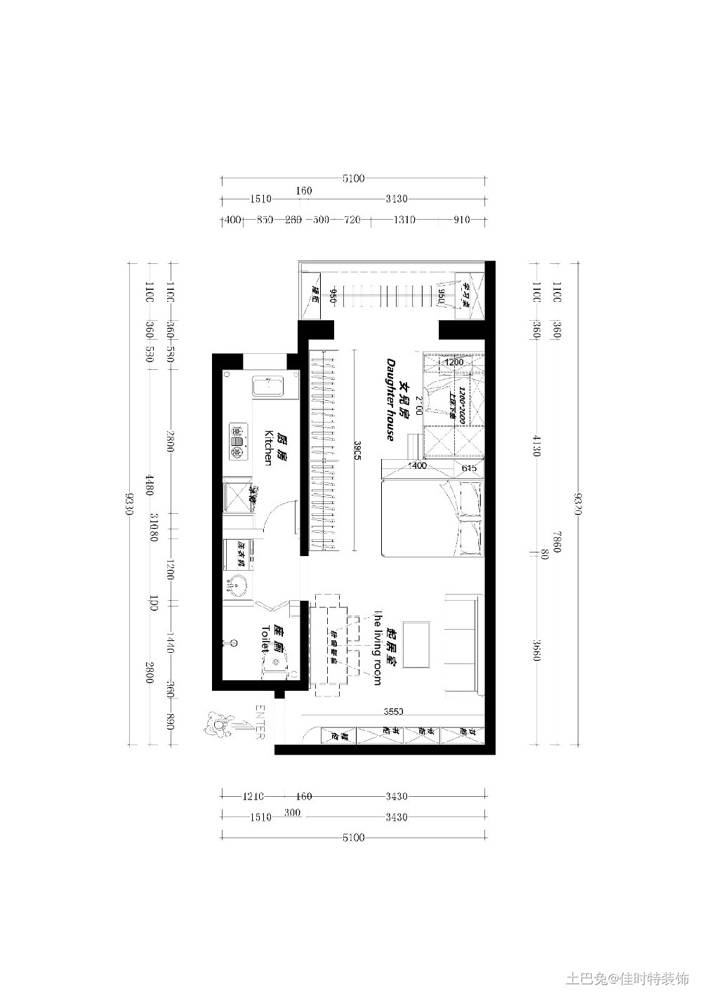 一居改两居-现代简约风格