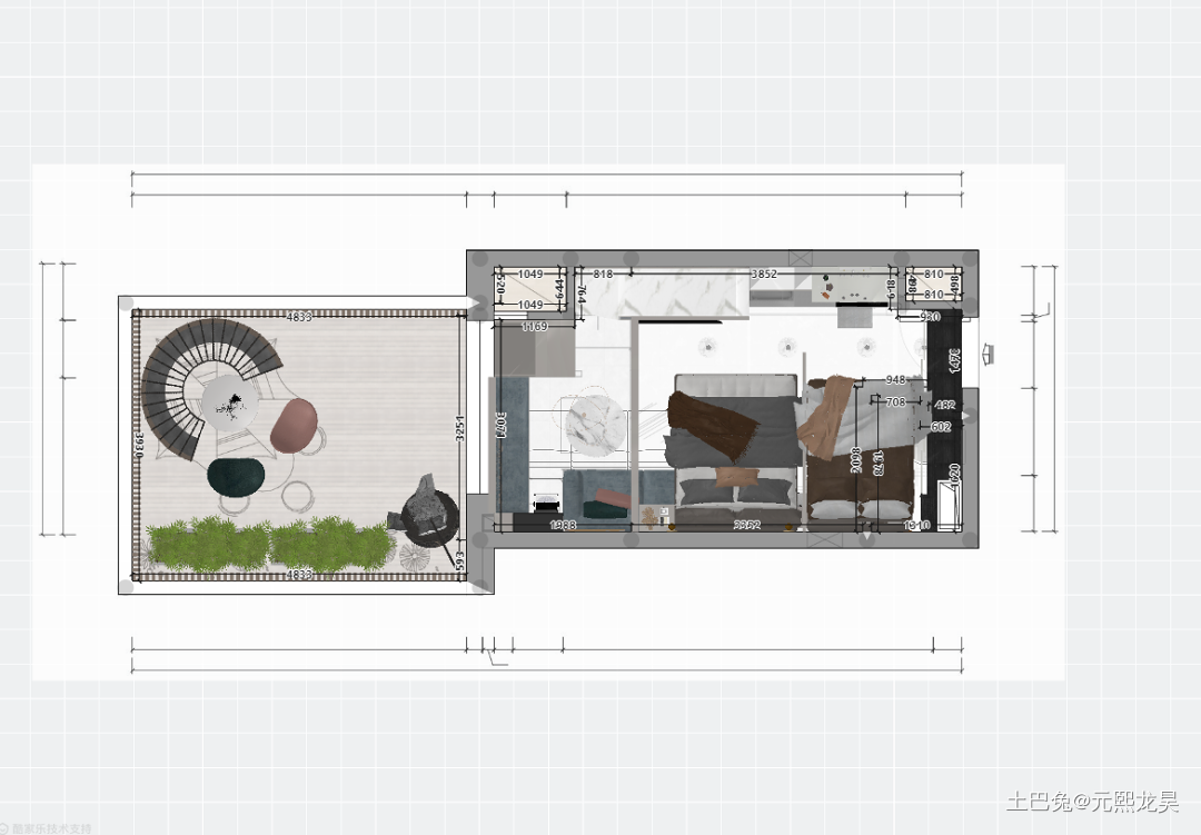 小户型改造设计——LOFT