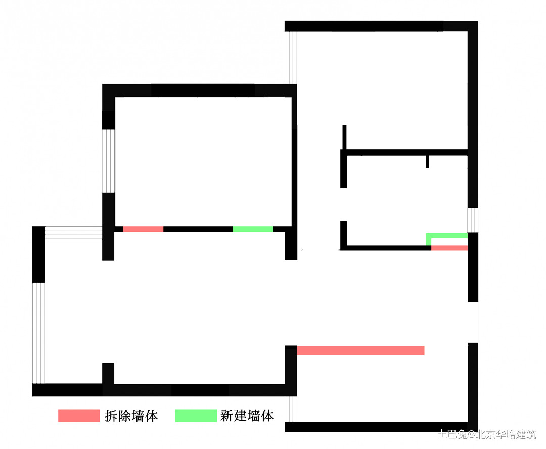 75㎡美式复古两居，拱形门洞+跳色火出圈