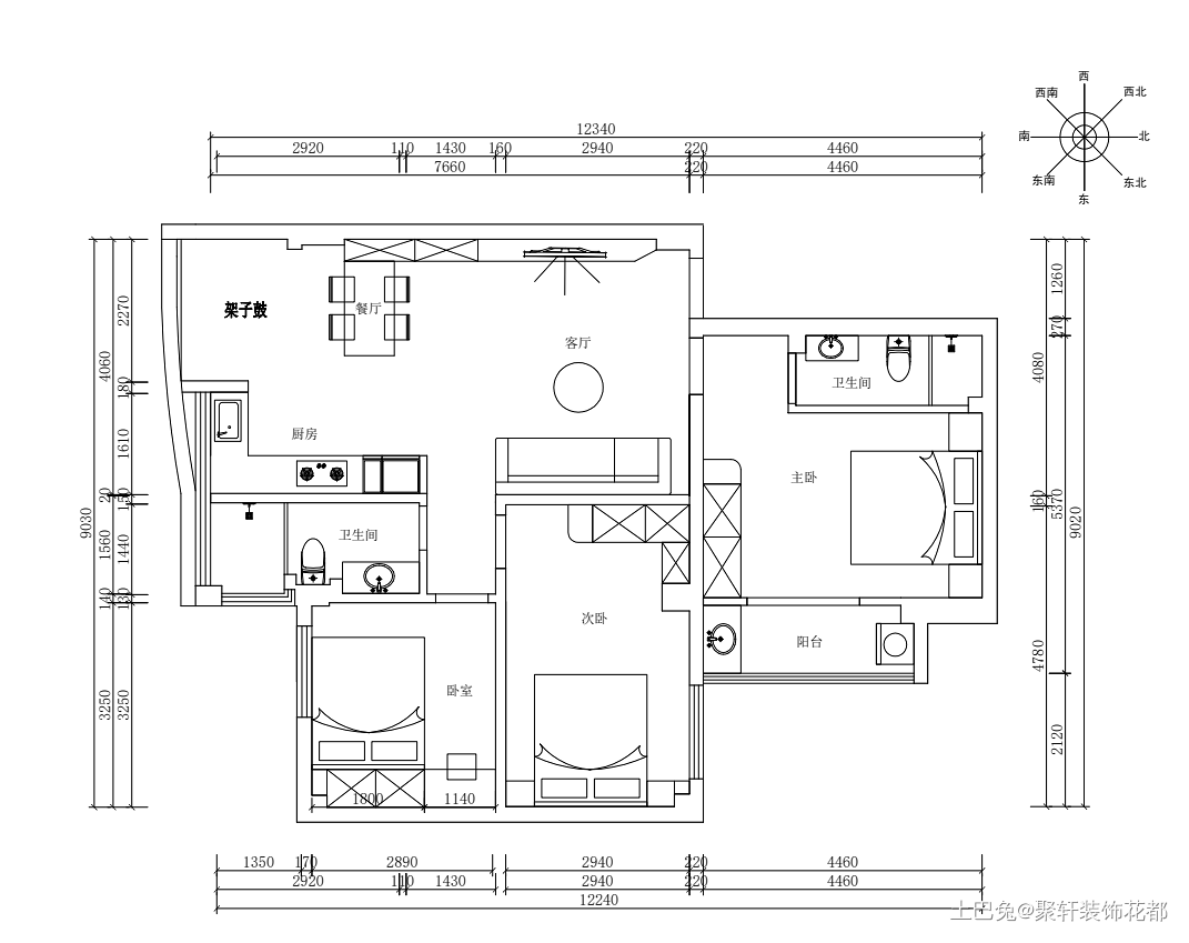 现代质感，改善型居住空间