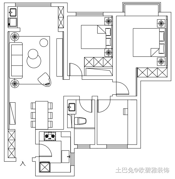 拒绝沉闷|99平现代风打造高级炫酷家！